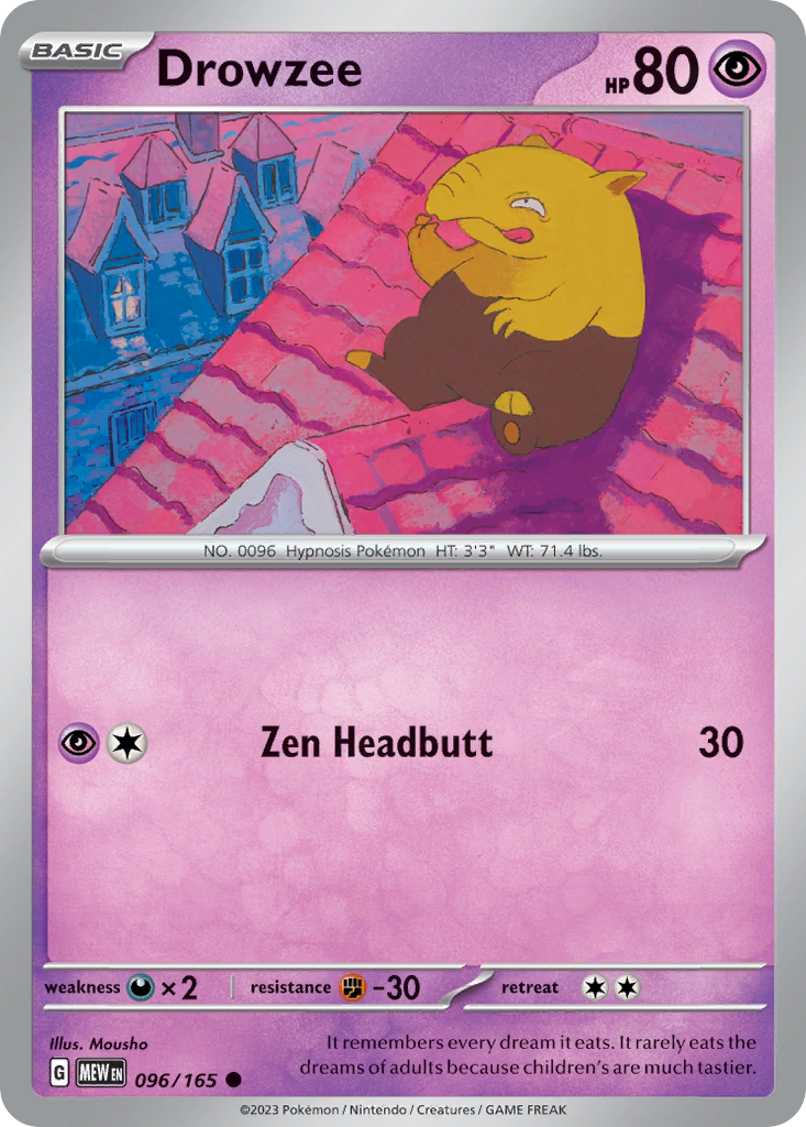 Drowzee 96/165 151