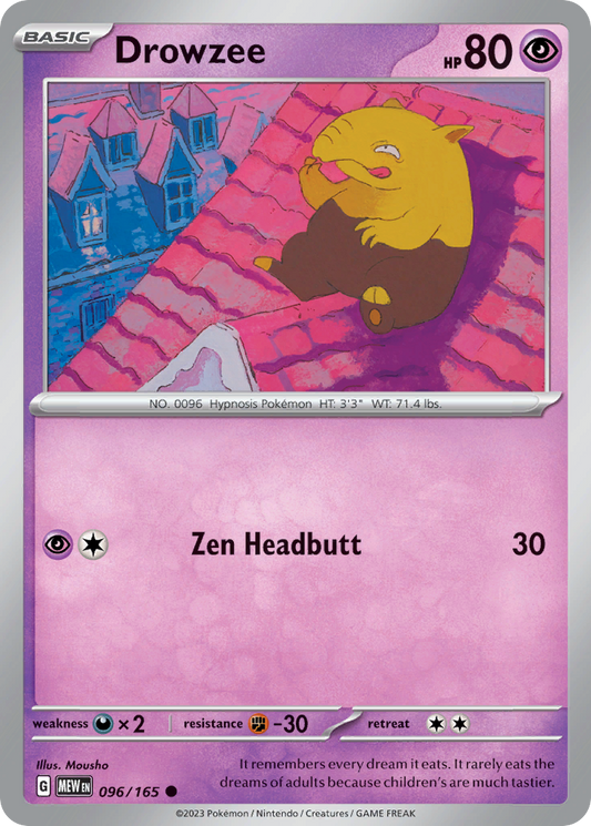 Drowzee 96/165 151