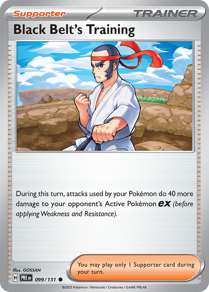 Black Belt's Training 99/131 Prismatic Evolutions