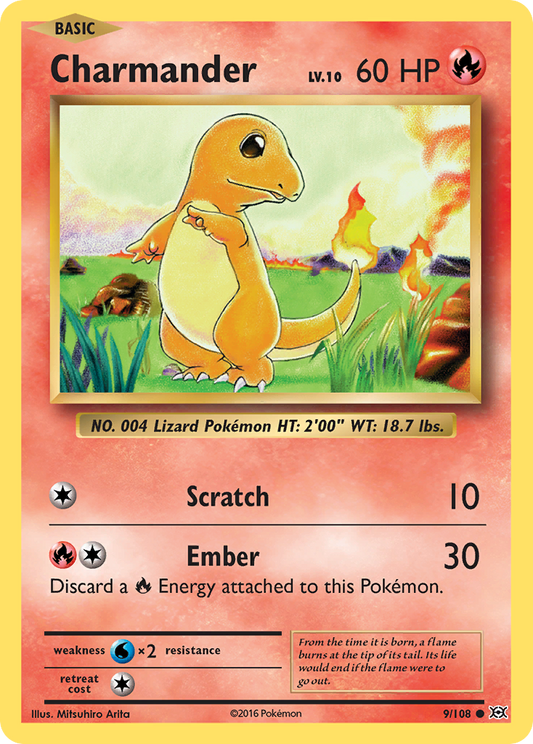Charmander 9/108 Evolutions