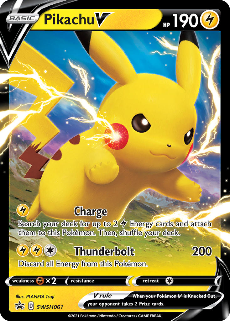 Pikachu V SWSH061/307 SWSH Black Star Promos