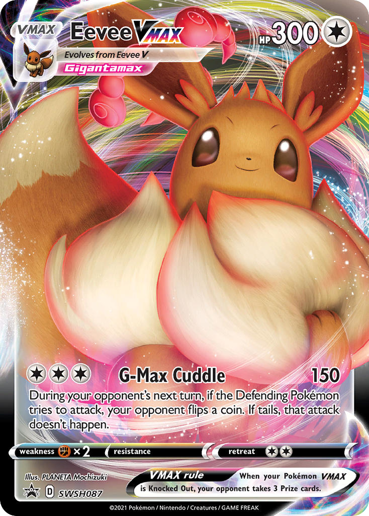 Eevee VMAX SWSH087/307 SWSH Black Star Promos