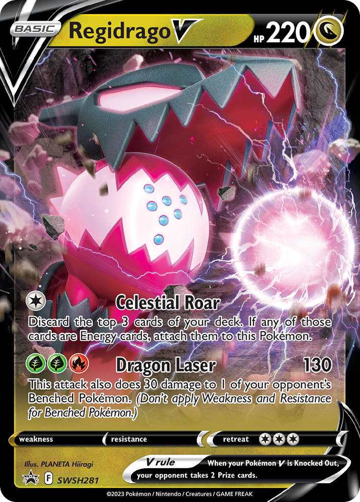Regidrago V SWSH281/307 SWSH Black Star Promos
