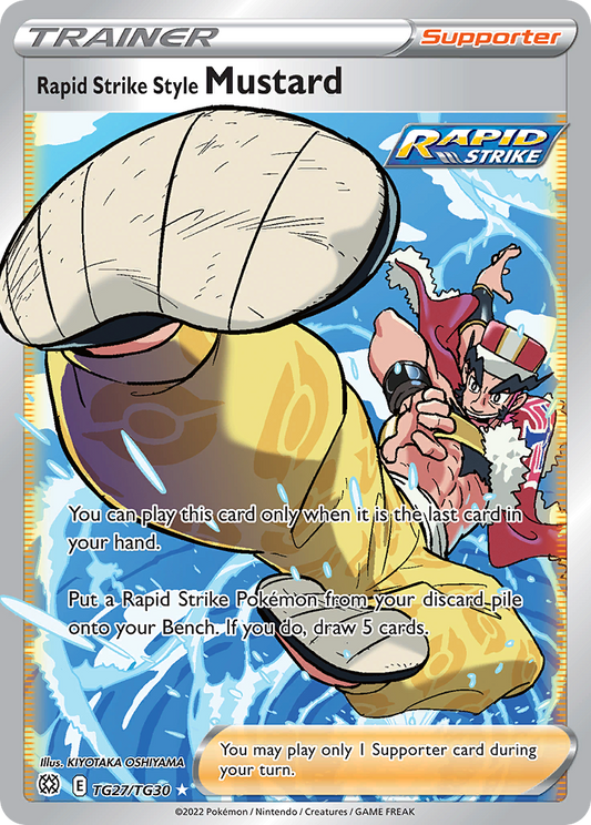 Rapid Strike Style Mustard TG27/30 Brilliant Stars Trainer Gallery