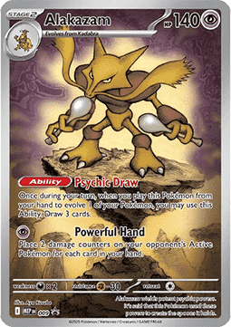 Alakazam 9/0 Mega Evolution Black Star Promos