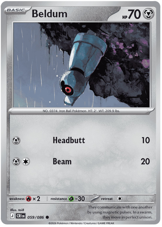 Beldum 59/86 Chaos Rising