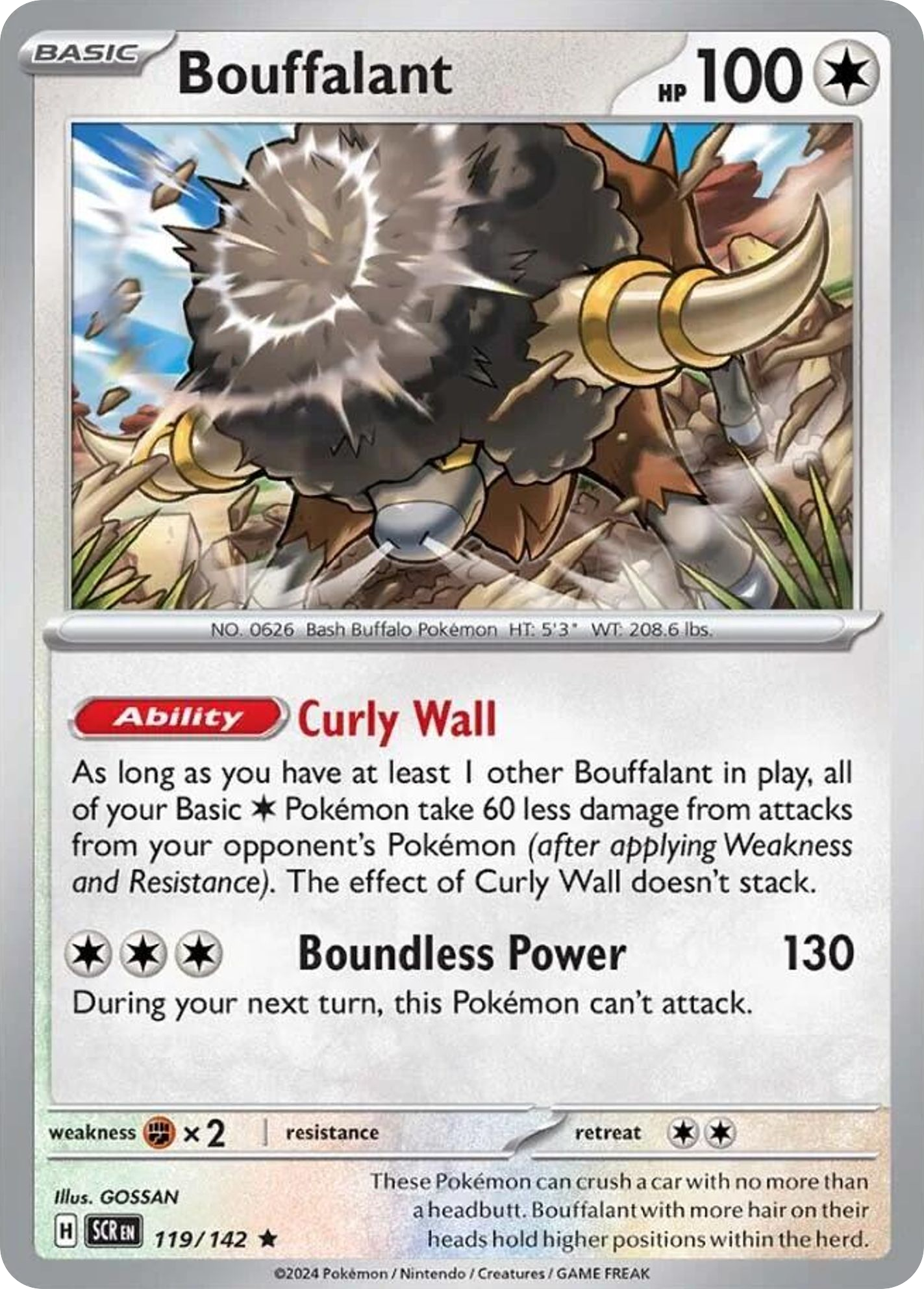 Bouffalant 119/142 Stellar Crown