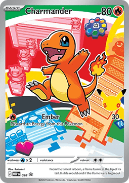 Charmander 38/0 Mega Evolution Black Star Promos