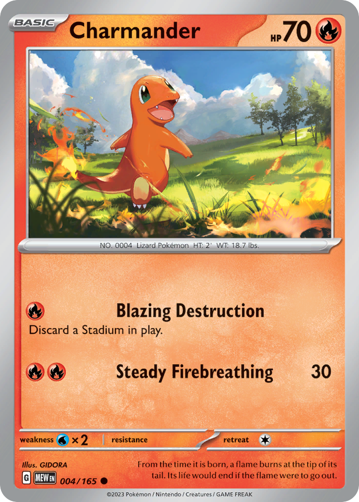 Charmander 4/165 151
