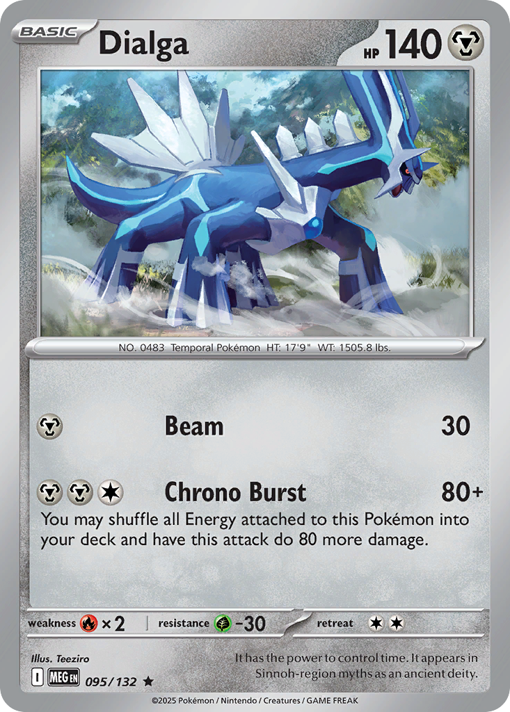 Dialga 95/132 Mega Evolution