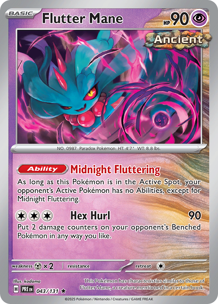 Flutter Mane 43/131 Prismatic Evolutions