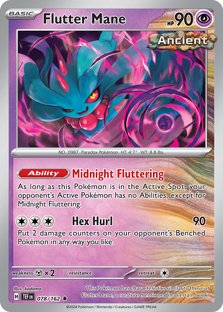 Flutter Mane 78/162 Temporal Forces