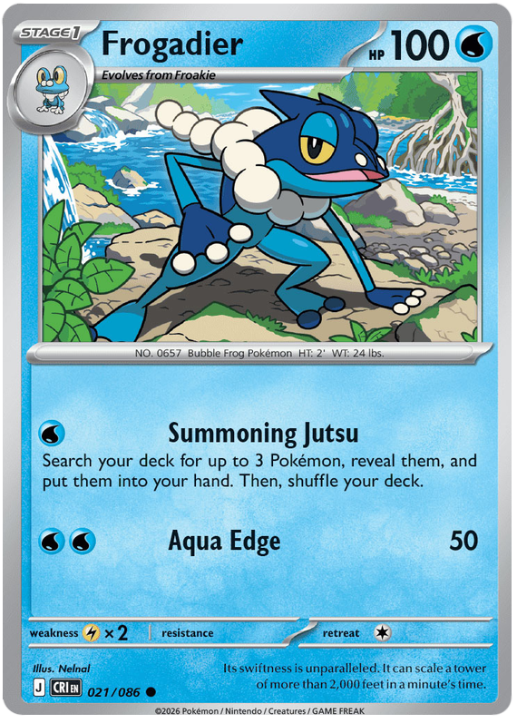Frogadier 21/86 Chaos Rising