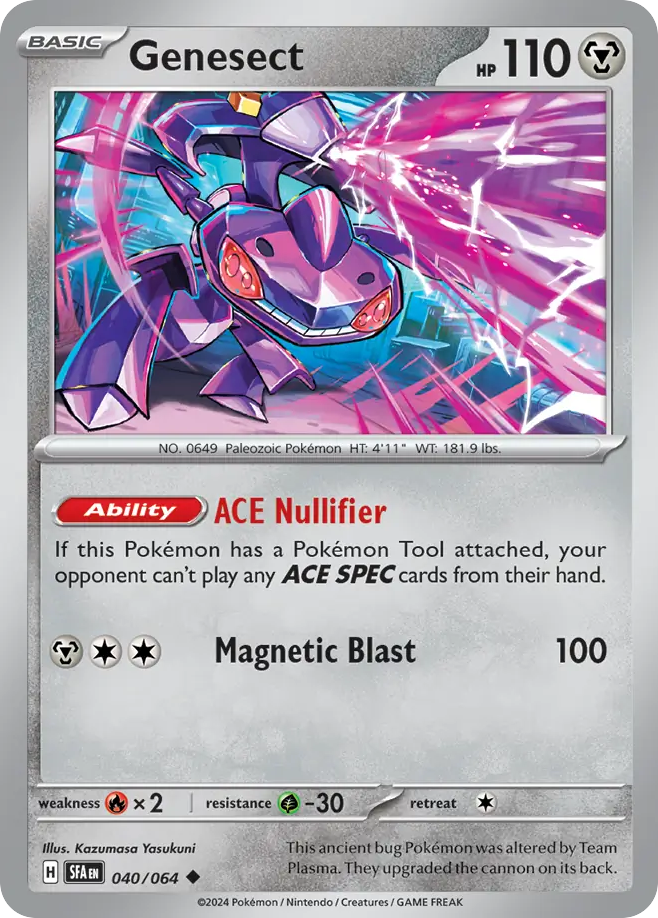 Genesect 40/64 Shrouded Fable