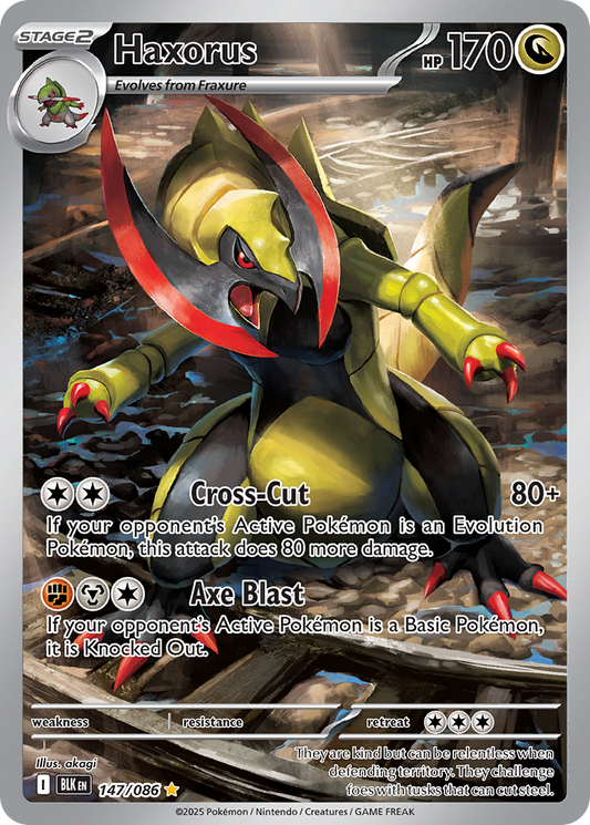 Haxorus 147/86 Black Bolt