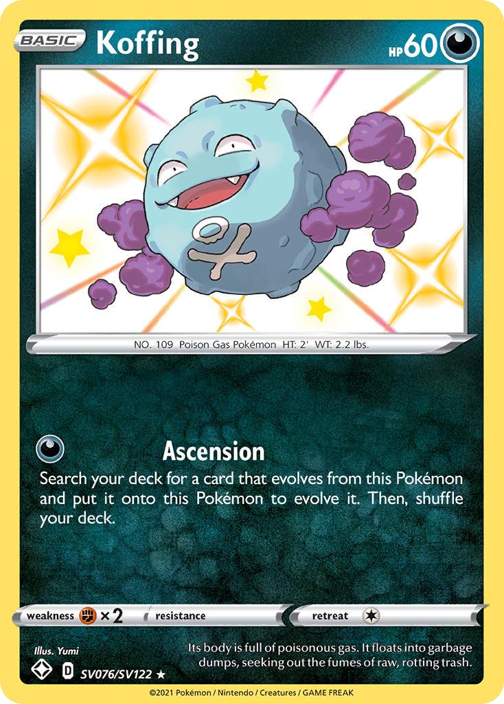 Koffing SV076/72 Shining Fates