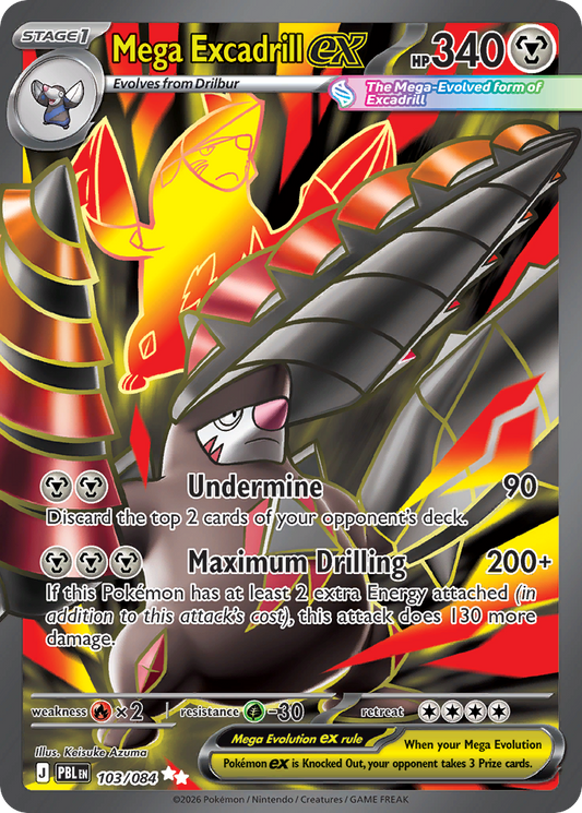 Mega Excadrill ex 103/84 Pitch Black