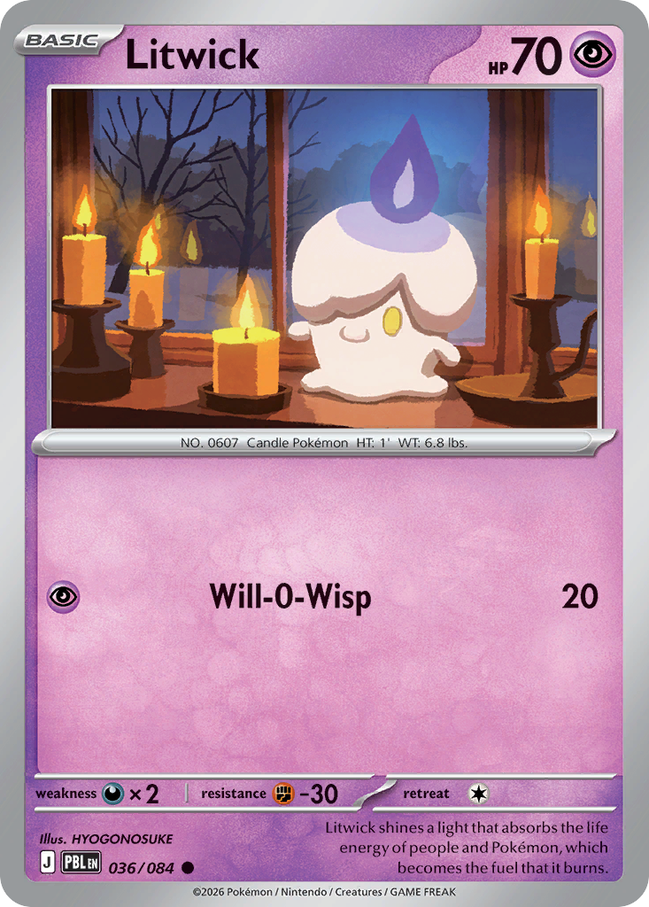 Litwick 36/84 Pitch Black