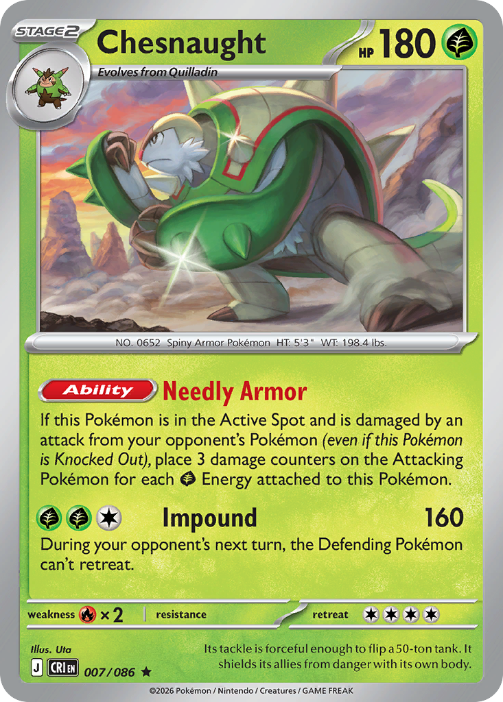 Chesnaught 7/86 Chaos Rising