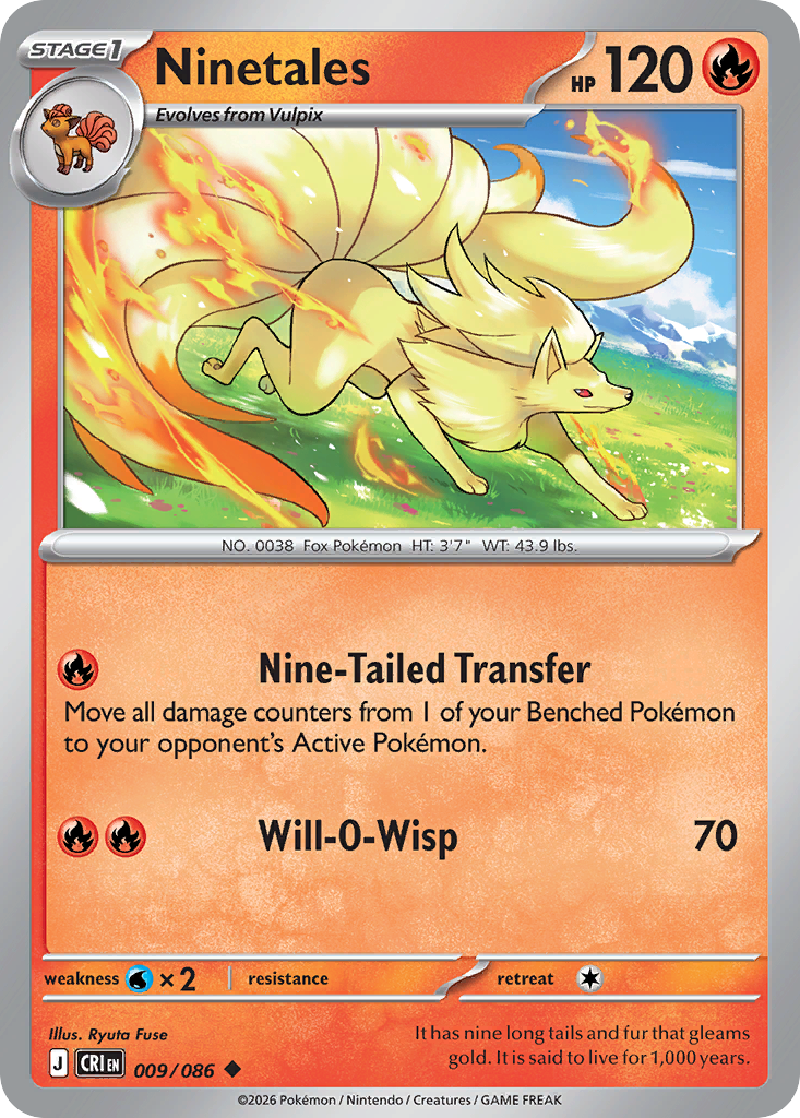 Ninetales 9/86 Chaos Rising