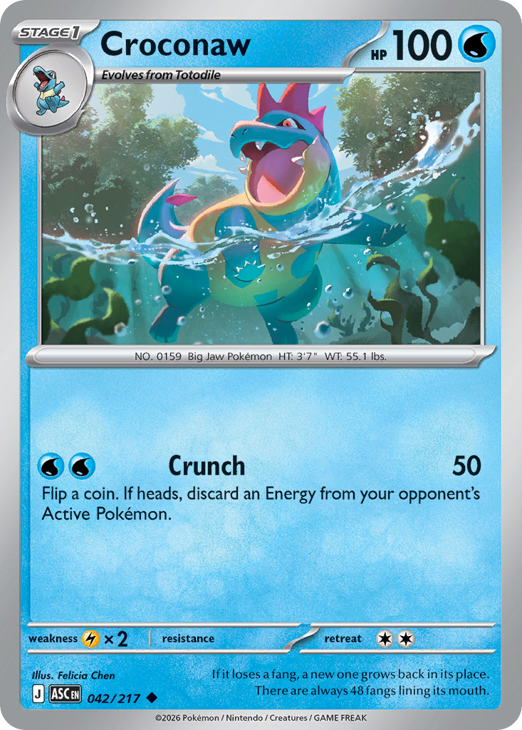Croconaw 42/217 Ascended Heroes