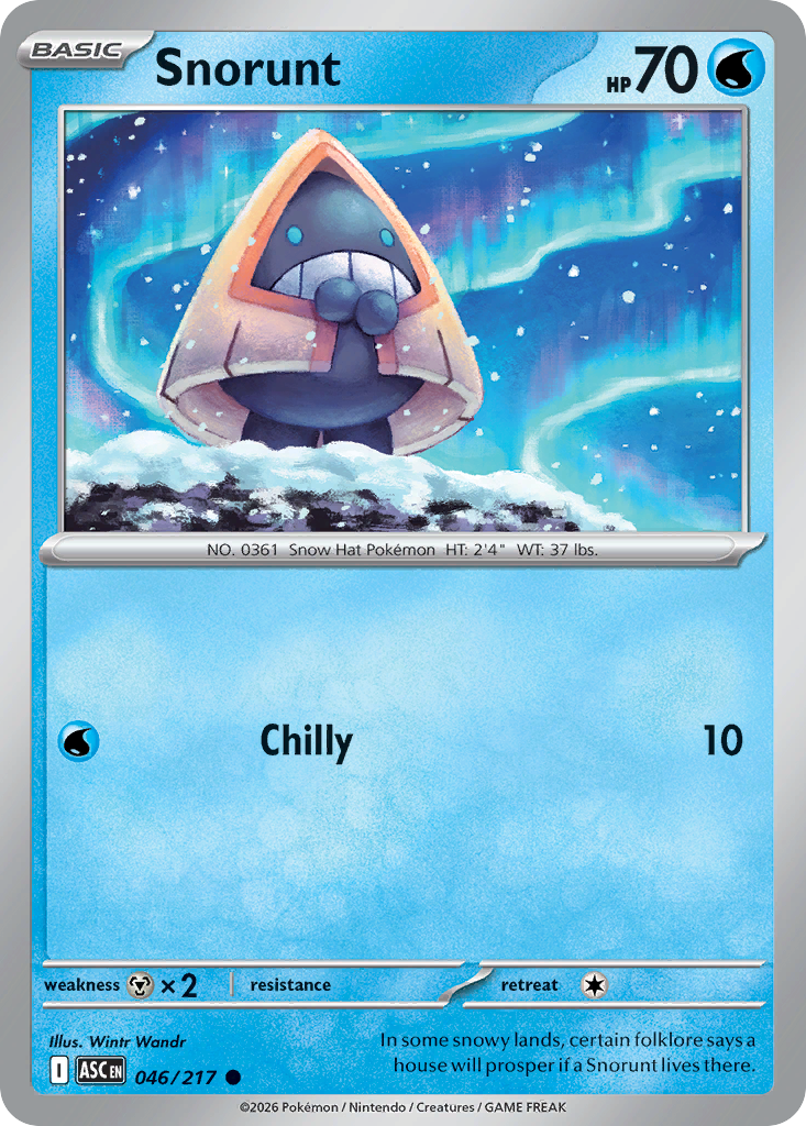 Snorunt 46/217 Ascended Heroes