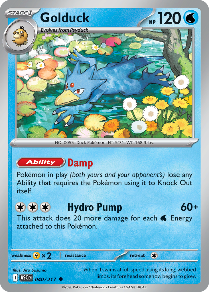 Golduck 40/217 Ascended Heroes