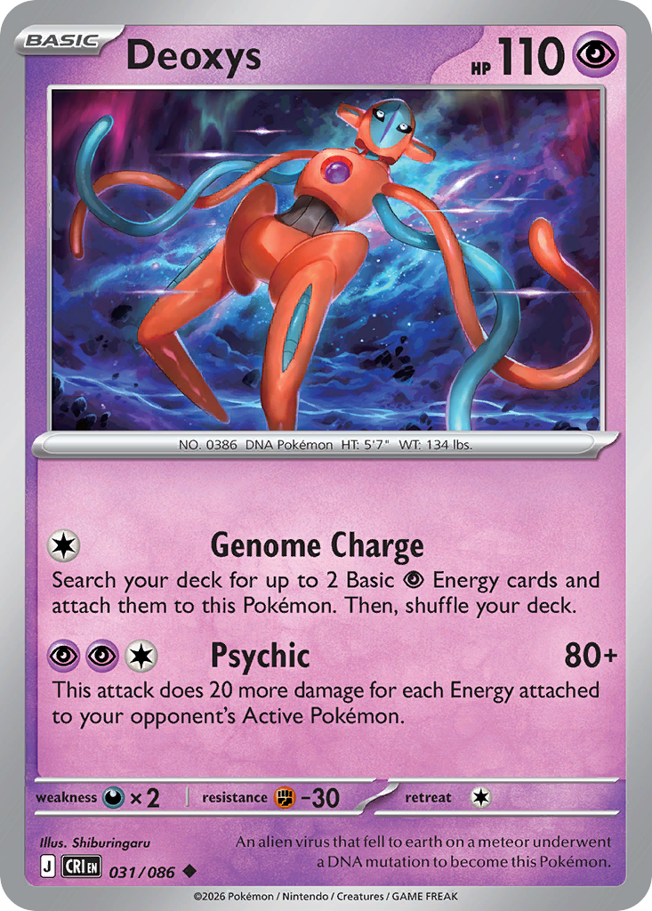Deoxys 31/86 Chaos Rising