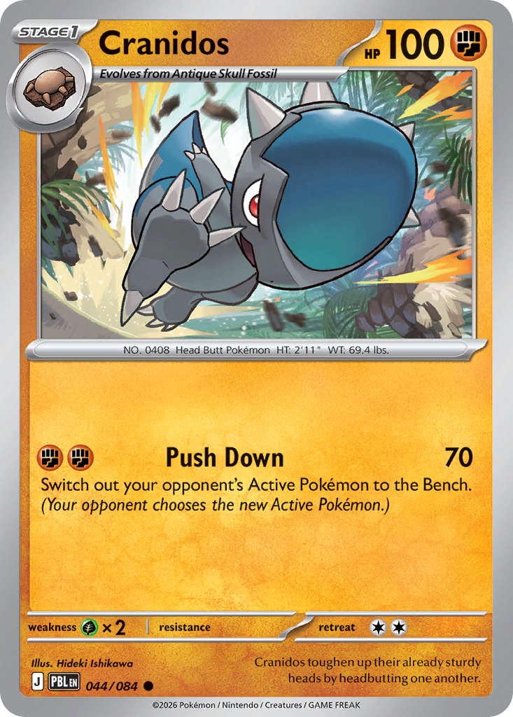 Cranidos 44/84 Pitch Black