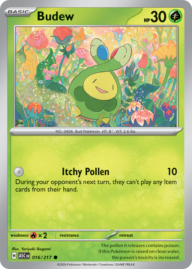 Budew 16/217 Ascended Heroes