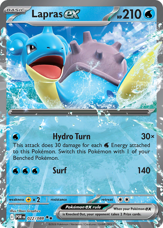 Lapras ex 22/88 Perfect Order