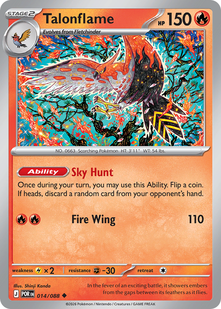 Talonflame 14/88 Perfect Order