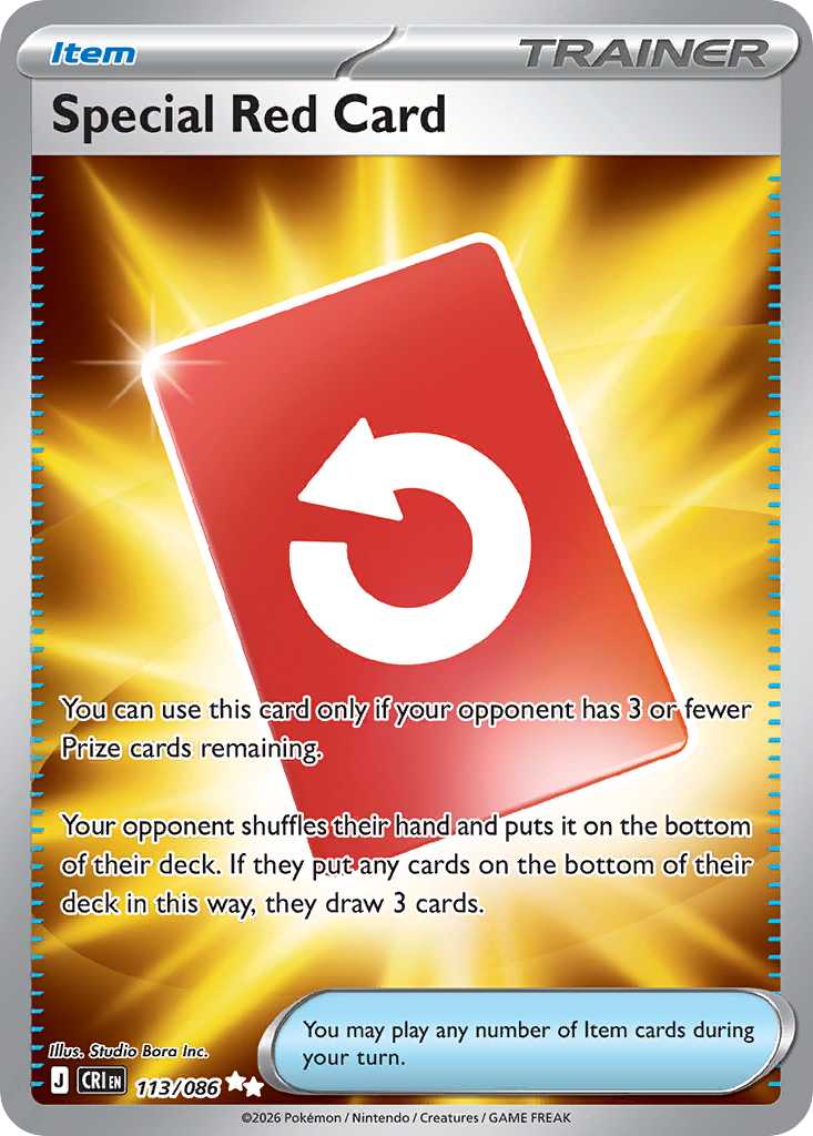 Special Red Card 113/86 Chaos Rising