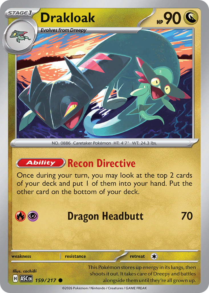 Drakloak 159/217 Ascended Heroes