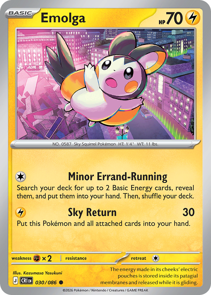 Emolga 30/86 Chaos Rising