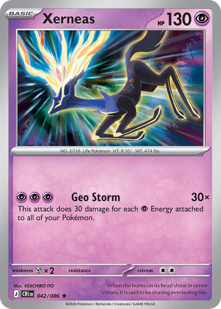 Xerneas 42/86 Chaos Rising