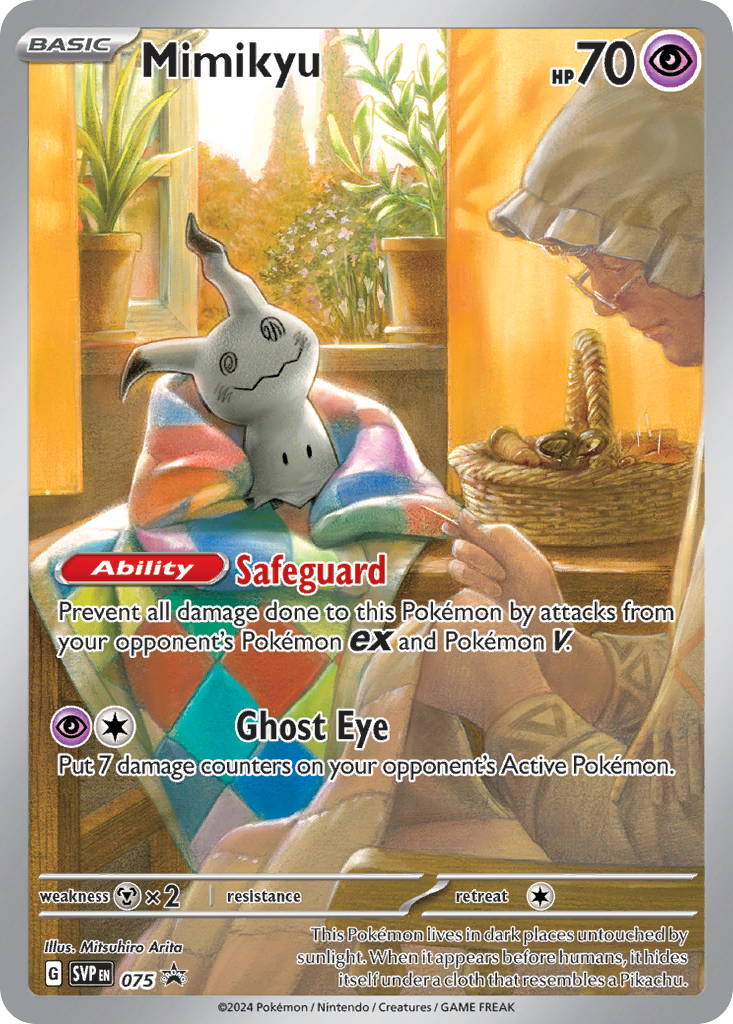 Mimikyu SVP 075/150 Scarlet & Violet Black Star Promos