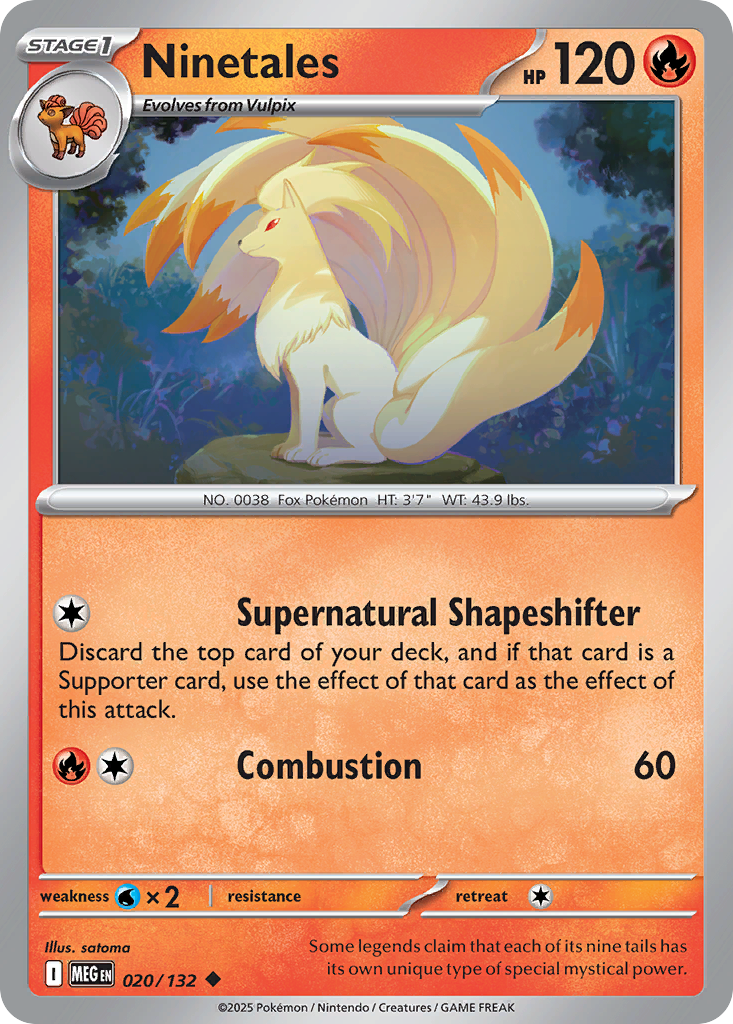 Ninetales 20/132 Mega Evolution