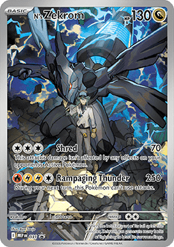 N's Zekrom 31/0 Mega Evolution Black Star Promos