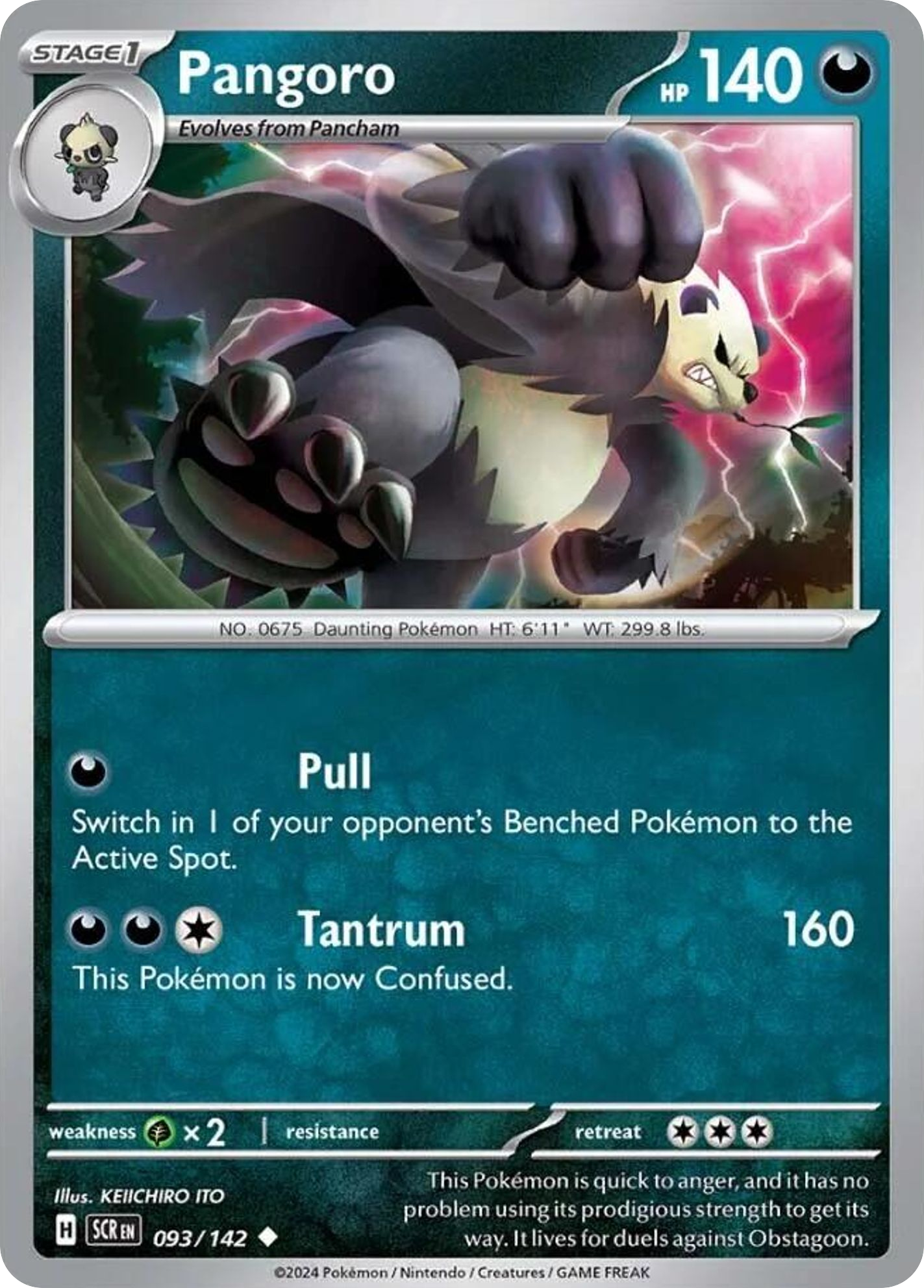 Pangoro 93/142 Stellar Crown