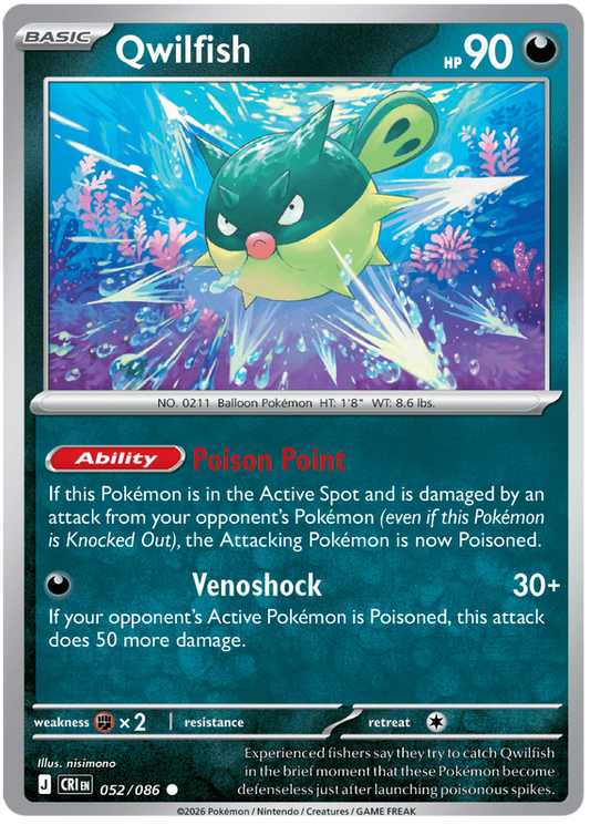 Qwilfish 52/86 Chaos Rising