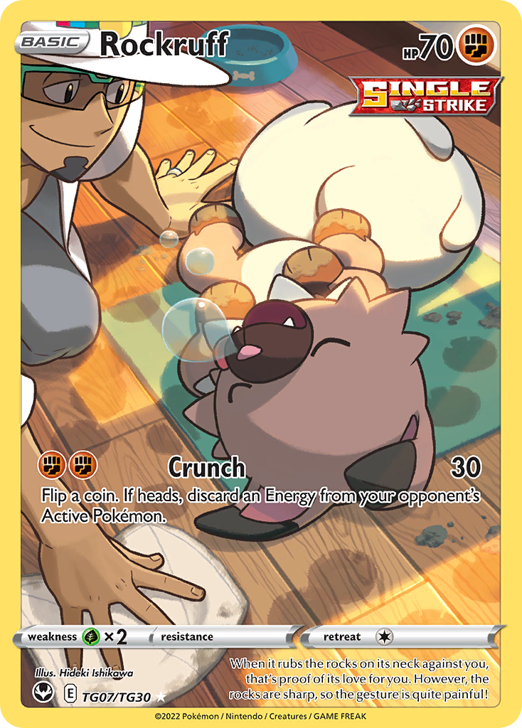 Rockruff TG07/195 Silver Tempest