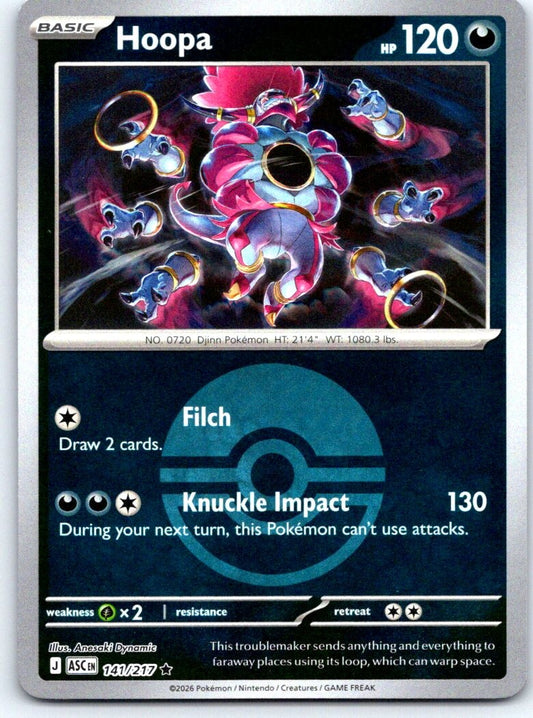 Hoopa 141/217 Ascended Heroes