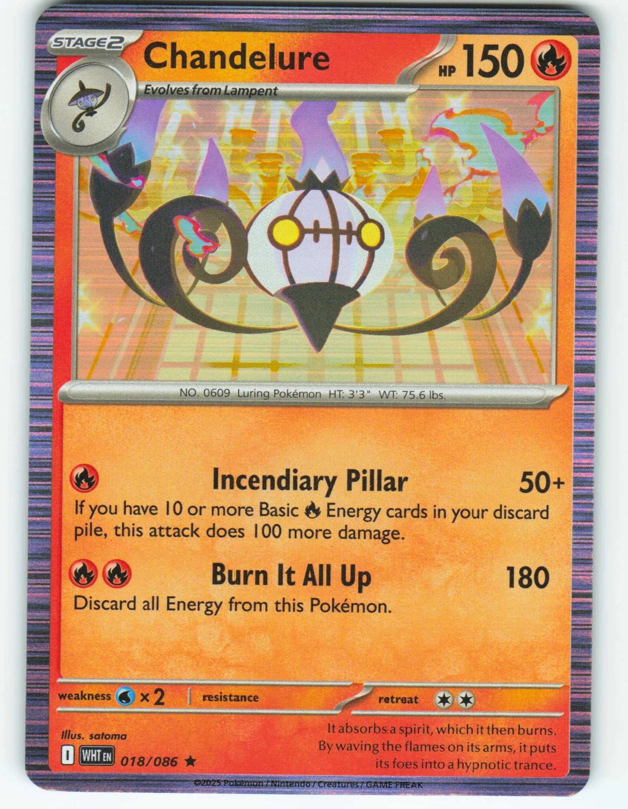 Chandelure 18/86 White Flare
