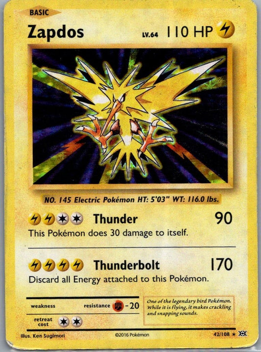 Zapdos 42/108 Evolutions