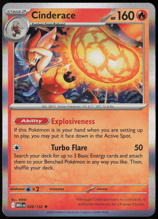 Cinderace 28/132 Mega Evolution
