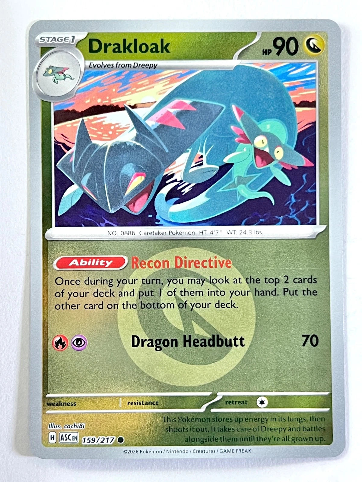 Drakloak 159/217 Ascended Heroes