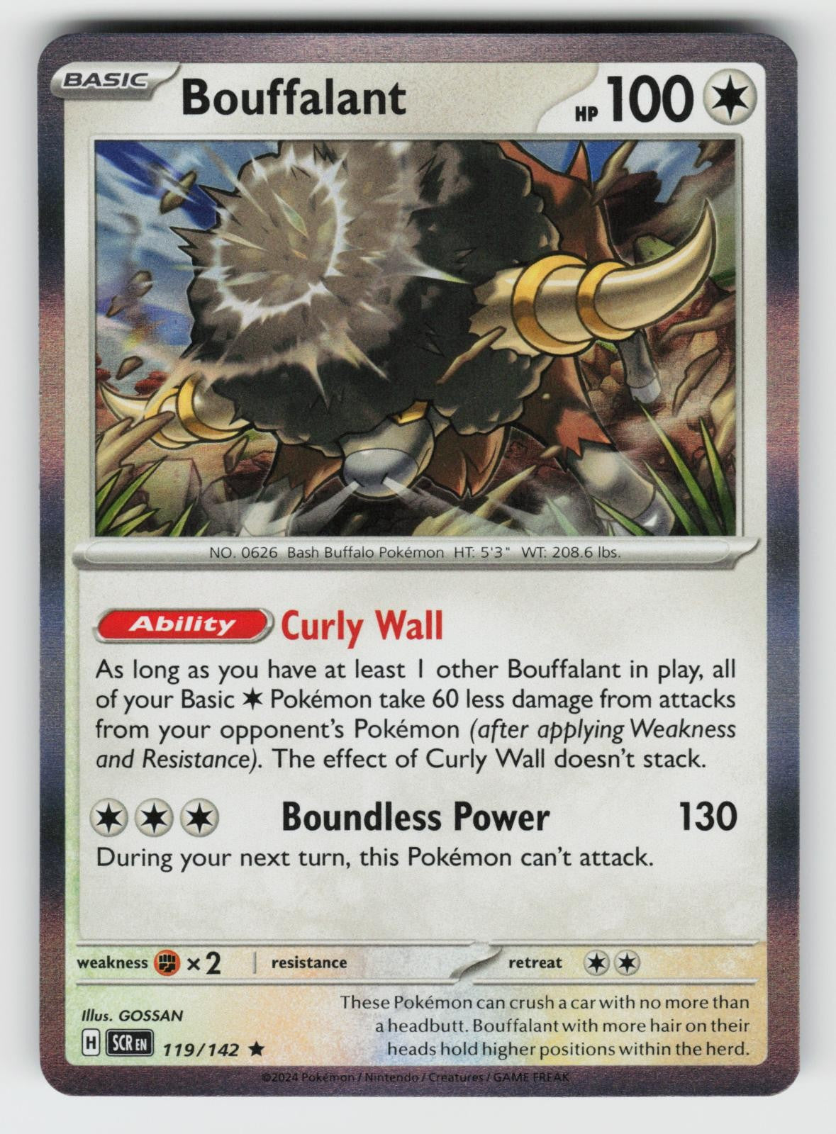 Bouffalant 119/142 Stellar Crown
