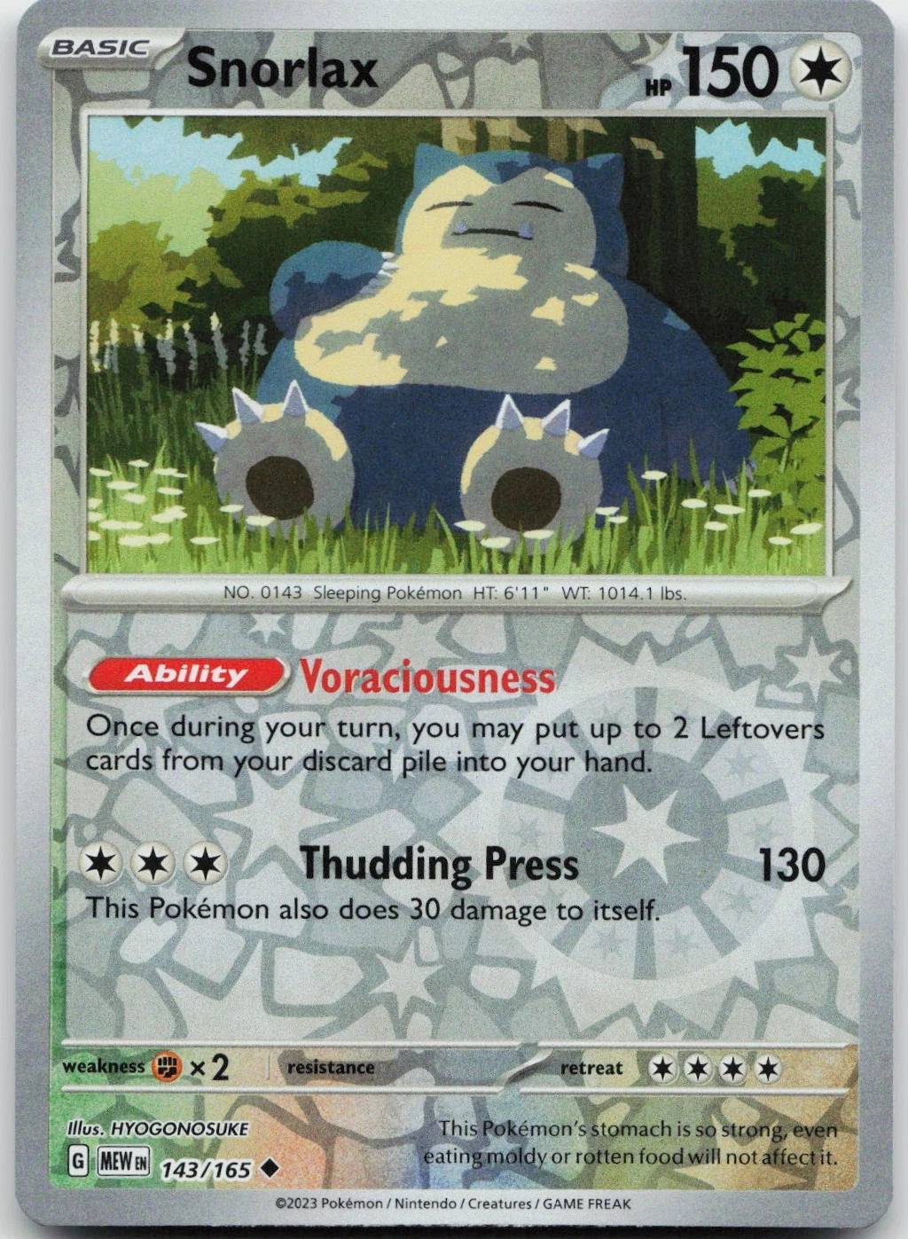 Snorlax 143/165 151