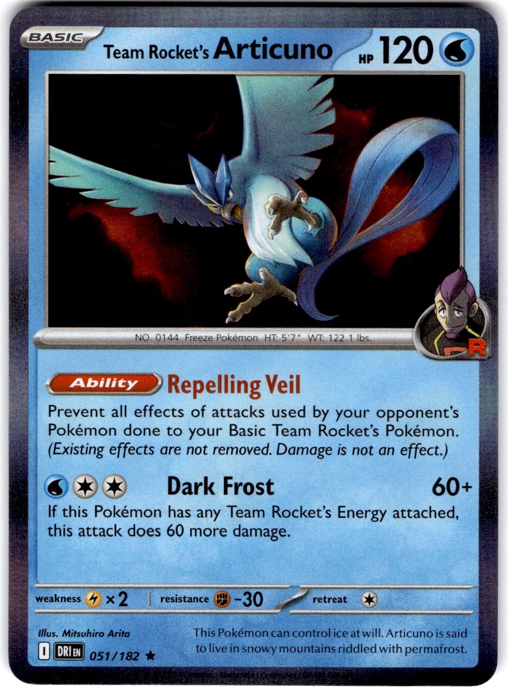 Team Rocket's Articuno 51/182 Destined Rivals